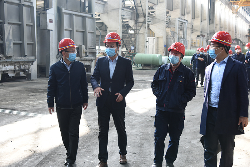 副市長張禮濤來公司調研復工復產情況